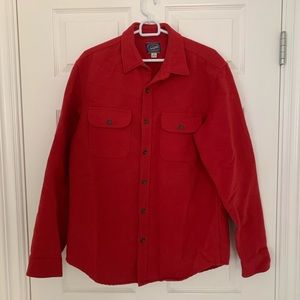 Men’s J.Crew Red Flannel Button Down Shirt